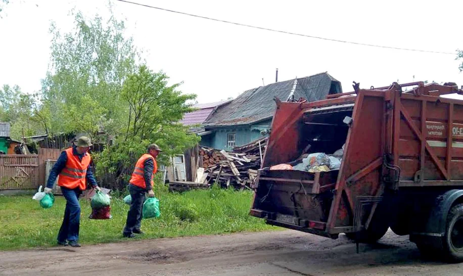 Вывоз мусора из частного дома в Верхней Пышме в октябре