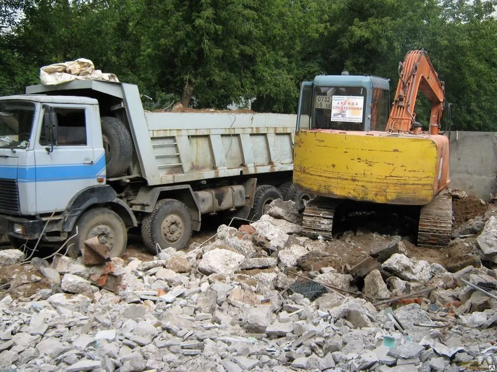 Вывоз бетонного боя и утилизация в Верхней Пышме в октябре